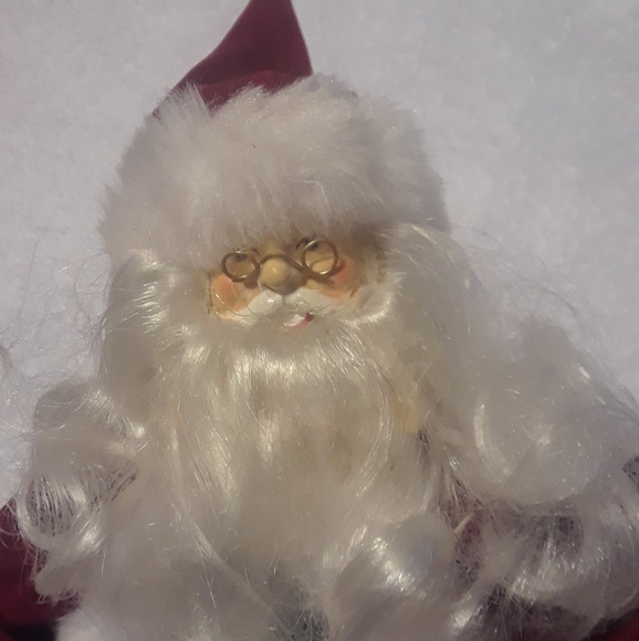 Home Interiors Vintage Shelf Sitting Santa Plush - Picture 2 of 4